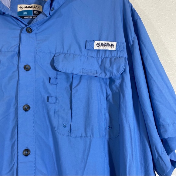 Magellan Men Shirt 2XL Fishing Gear Relaxed button Down Shirt ventilated… - Picture 6 of 6